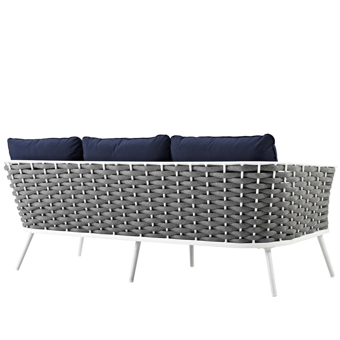 Stance Outdoor Patio Aluminum Sofa