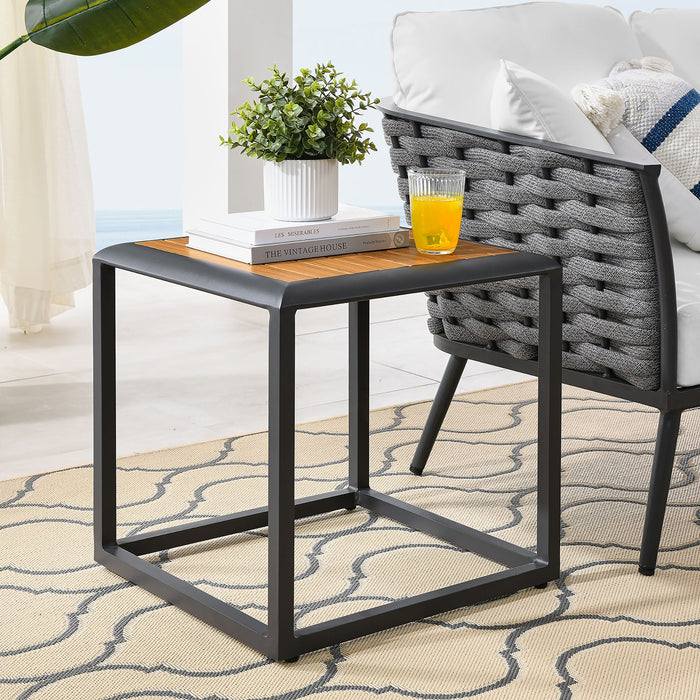 Stance Outdoor Patio Aluminum Side Table