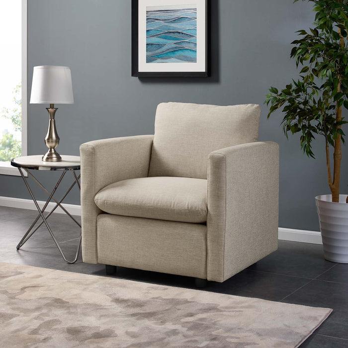 Activate Upholstered Fabric Armchair