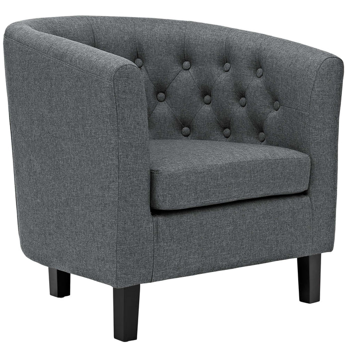 Prospect 2 Piece Upholstered Fabric Loveseat and Armchair Set