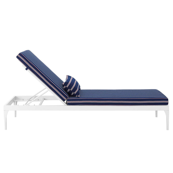 Perspective Cushion Outdoor Patio Chaise Lounge Chair