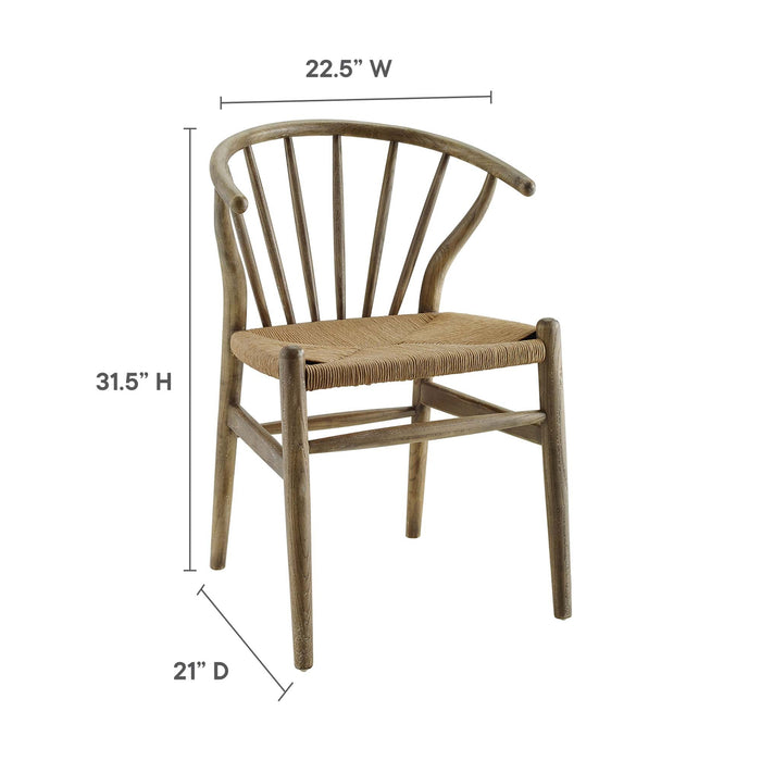 Flourish Spindle Wood Dining Side Chair