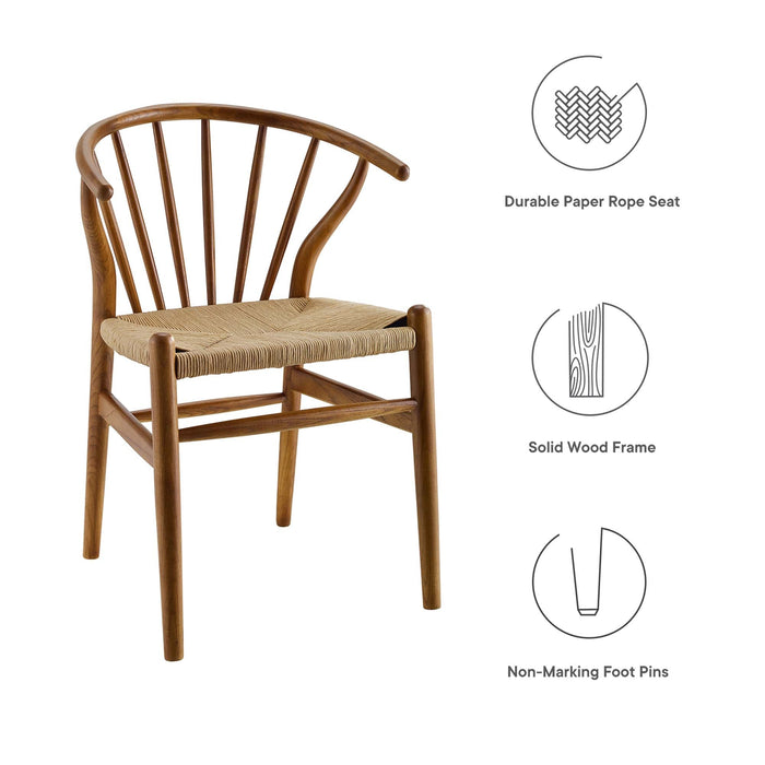 Flourish Spindle Wood Dining Side Chair