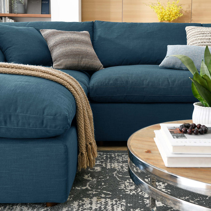 Commix Down Filled Overstuffed 6-Piece Sectional Sofa