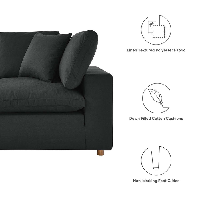 Commix Down Filled Overstuffed 6-Piece Sectional Sofa