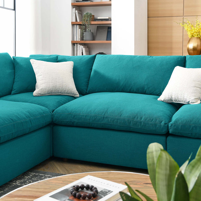 Commix Down Filled Overstuffed 8-Piece Sectional Sofa