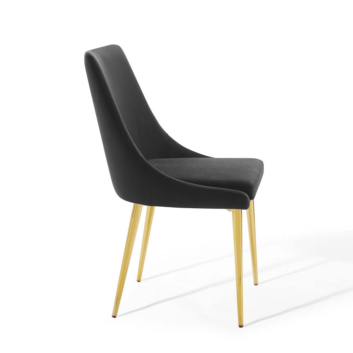 Viscount Modern Accent Performance Velvet Dining Chair