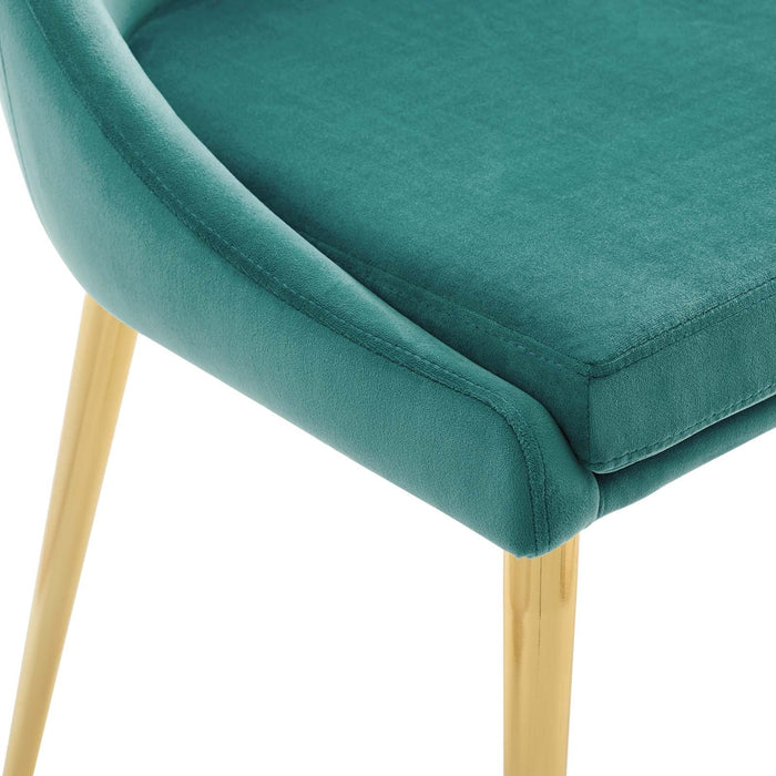 Viscount Modern Accent Performance Velvet Dining Chair