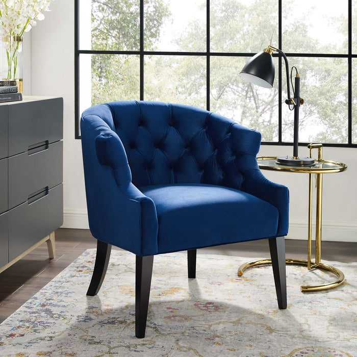 Precept Accent Performance Velvet Armchair