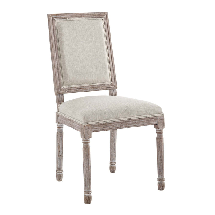 Court Dining Side Chair Upholstered Fabric Set of 2