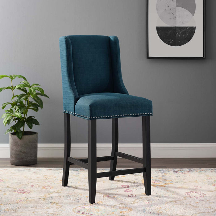 Baron Upholstered Fabric Counter Stool