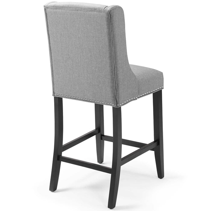 Baron Upholstered Fabric Counter Stool