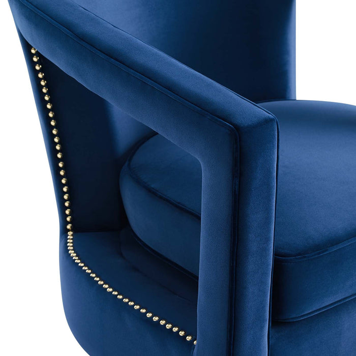 Frolick Performance Velvet Armchair