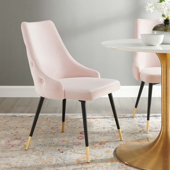 Adorn Tufted Performance Velvet Dining Side Chair