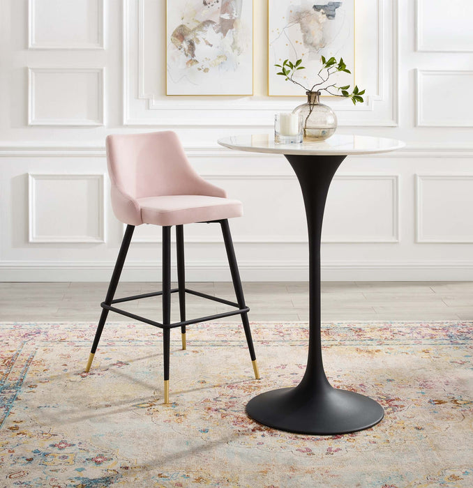 Adorn Performance Velvet Bar Stool