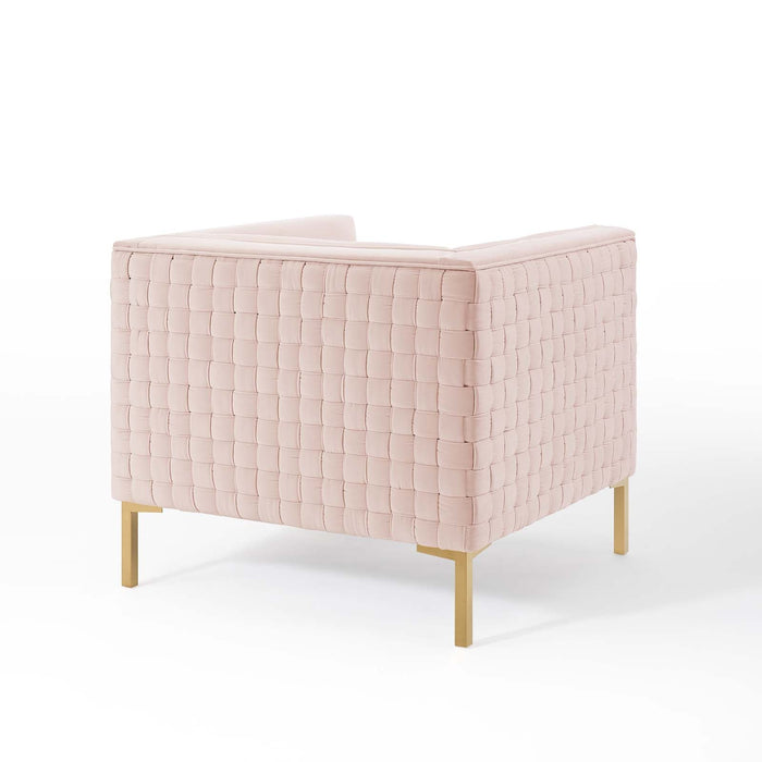 Resonate Performance Velvet Armchair