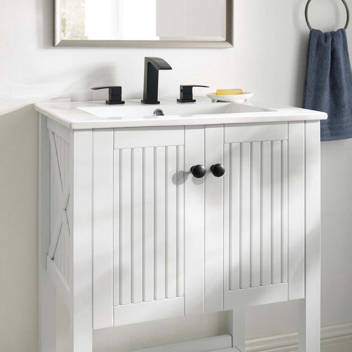 Steam 23" Bathroom Vanity Cabinet (Sink Basin Not Included)