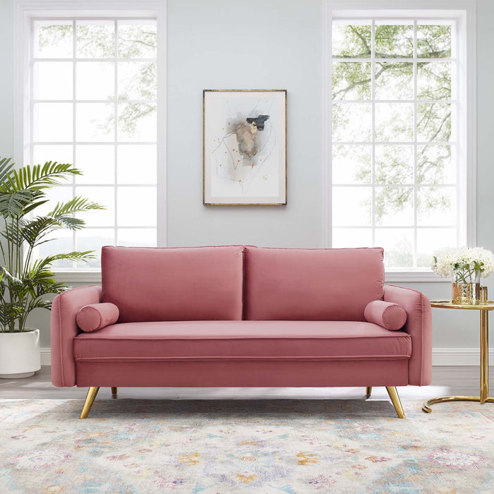 Revive Performance Velvet Sofa