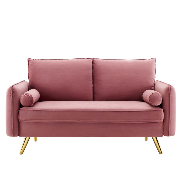 Revive Performance Velvet Loveseat