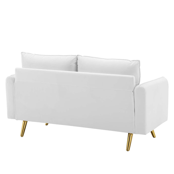 Revive Performance Velvet Loveseat