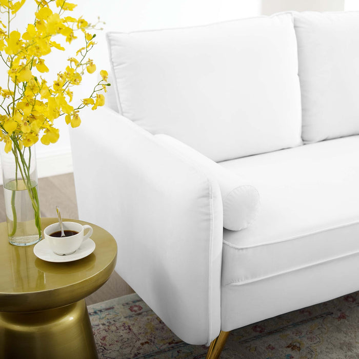 Revive Performance Velvet Loveseat