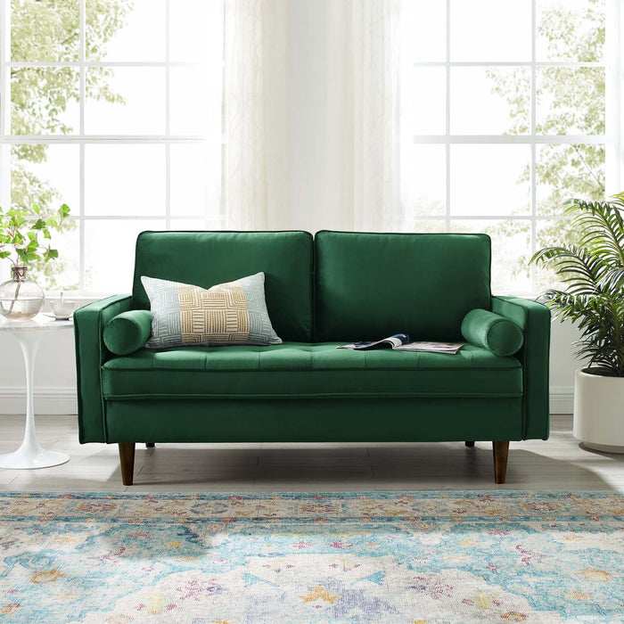 Valour Performance Velvet Loveseat