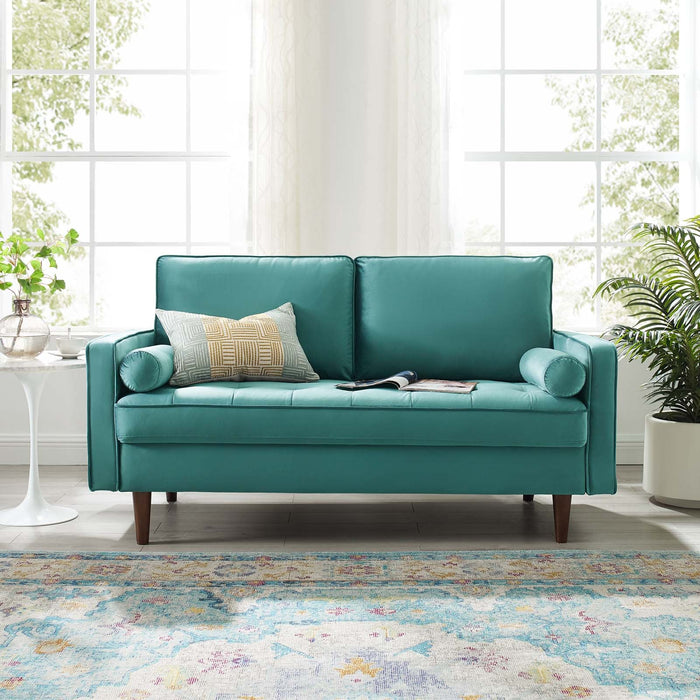 Valour Performance Velvet Loveseat