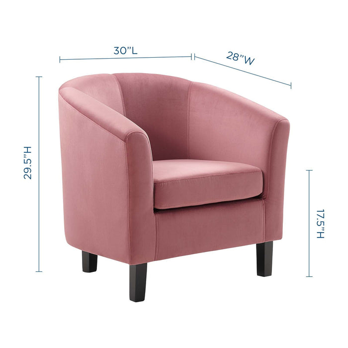 Prospect Performance Velvet Armchair