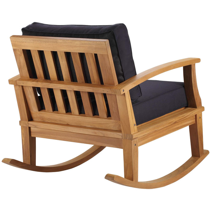 Marina Outdoor Patio Teak Rocking Chair