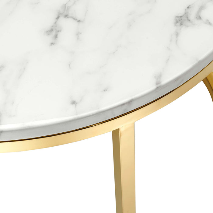 Ravenna Artificial Marble Nesting Coffee Table