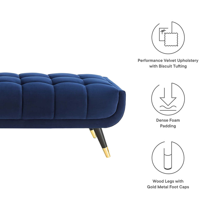 Adept 60" Performance Velvet Bench