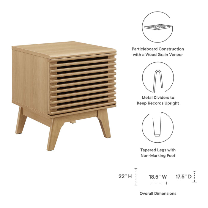 Render Vinyl Record Display Stand