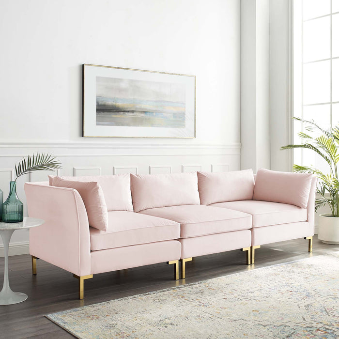 Ardent Performance Velvet Sofa