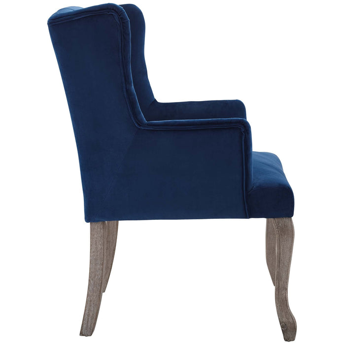 Realm Armchair Performance Velvet Set of 2