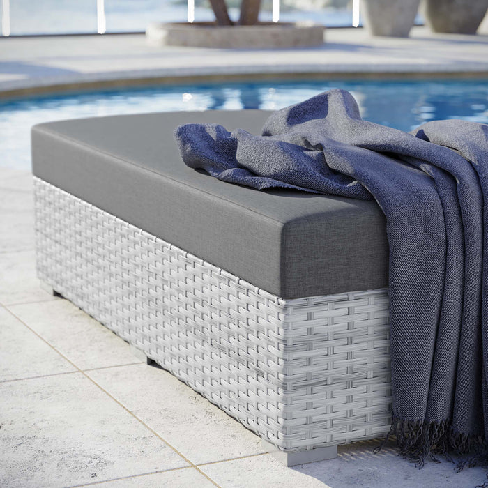 Convene Outdoor Patio Rectangular Ottoman