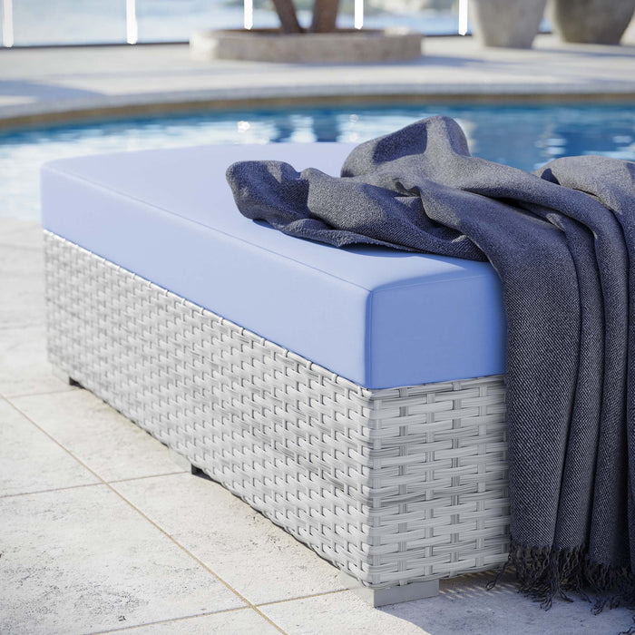 Convene Outdoor Patio Rectangular Ottoman