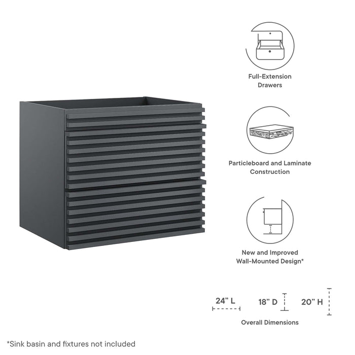 Render Wall-Mount Bathroom Cabinet Basin Not Included