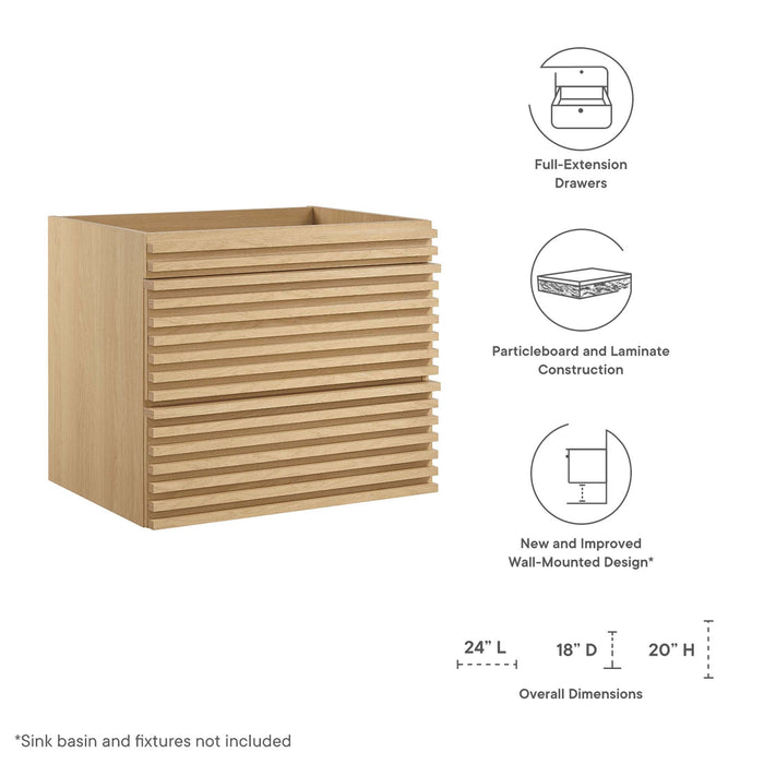 Render Wall-Mount Bathroom Cabinet Basin Not Included