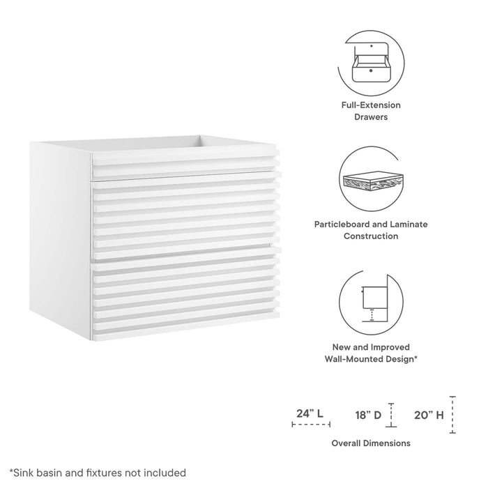 Render Wall-Mount Bathroom Cabinet Basin Not Included