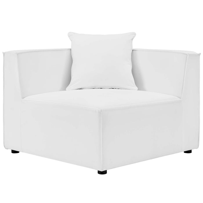 Saybrook Outdoor Patio Upholstered 6-Piece Sectional Sofa