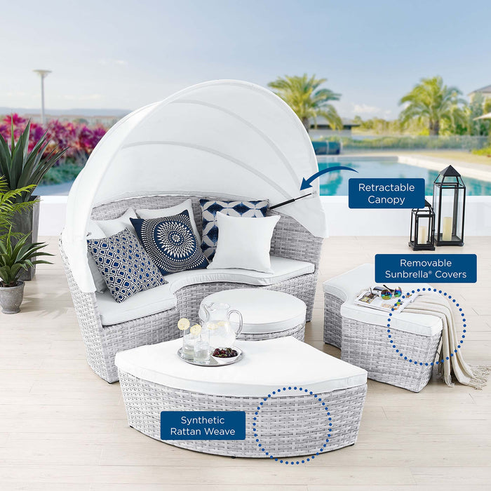 Scottsdale Canopy Sunbrella® Outdoor Patio Daybed