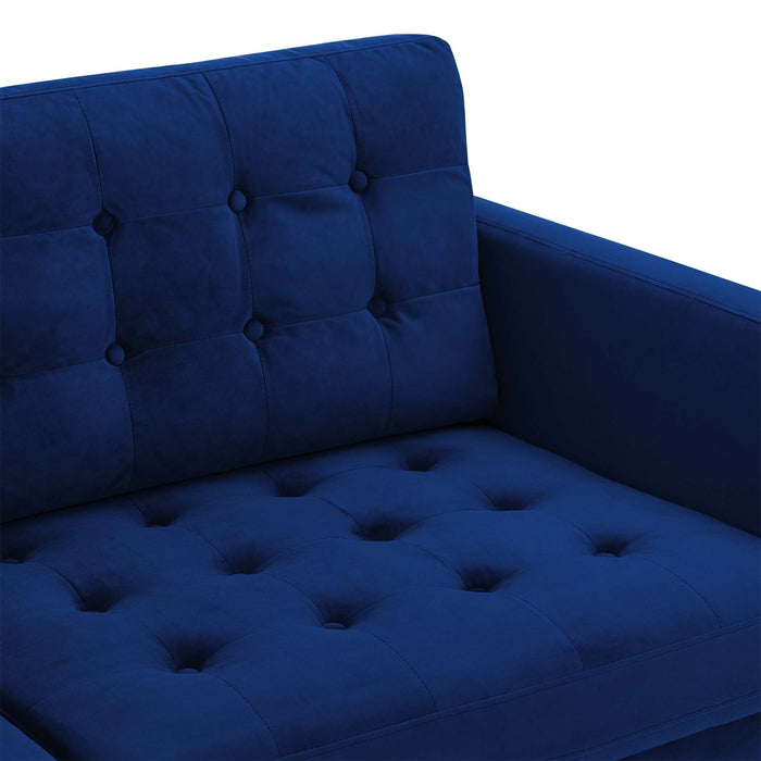 Exalt Tufted Performance Velvet Sofa