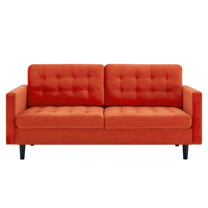 Exalt Tufted Performance Velvet Sofa