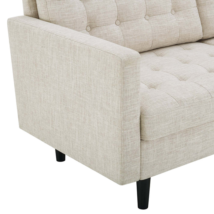 Exalt Tufted Fabric Sofa