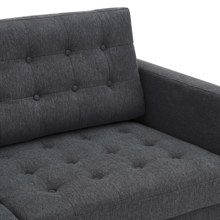 Exalt Tufted Fabric Sofa