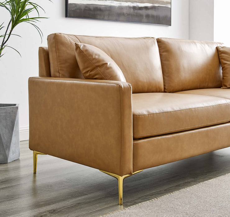 Juliana Vegan Leather Sofa