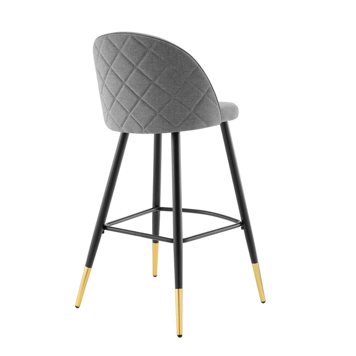 Cordial Fabric Bar Stools - Set of 2