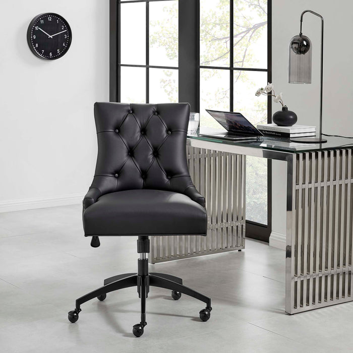 Regent Tufted Vegan Leather Office Chair