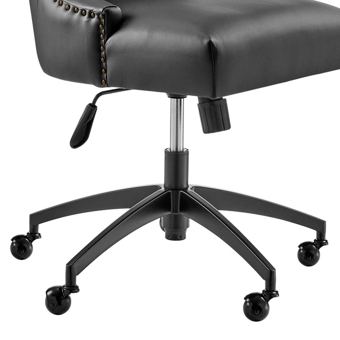 Empower Channel Tufted Vegan Leather Office Chair