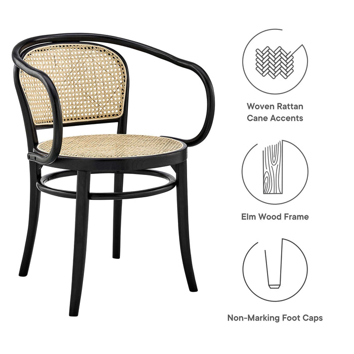 Oliana Wood Dining Armchair